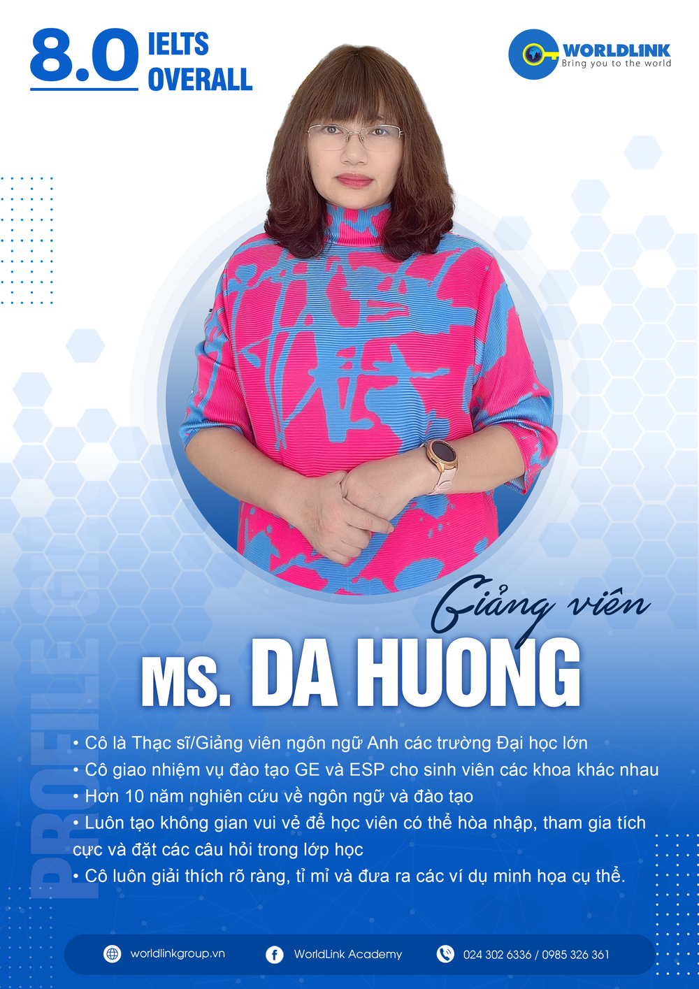Ms Nguyễn Dạ Hương - Worldlink